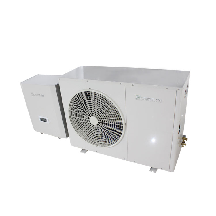 9.6KW EVI DC Inverter Split Air Source Heat Pump Water Heater House Heating Cooling Pump