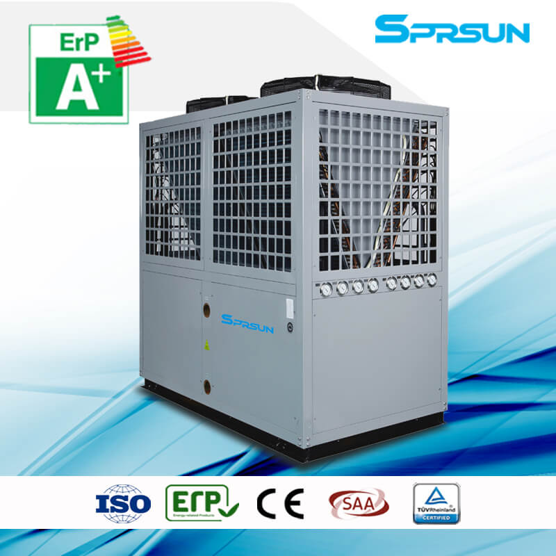 52KW-92KW -25℃ EVI Air to Water Low Temp Heat Pump Heating w/Copeland Compressor