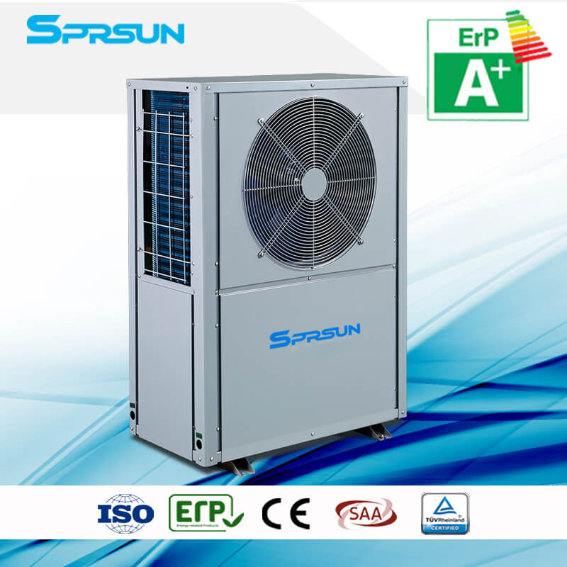 10.5KW 11KW -25℃ EVI Air Source Heat Pump for Cold Area Hot Water & Home Heating